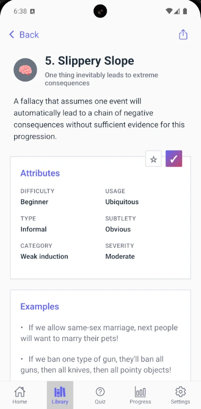 Fallacy Expert screenshot